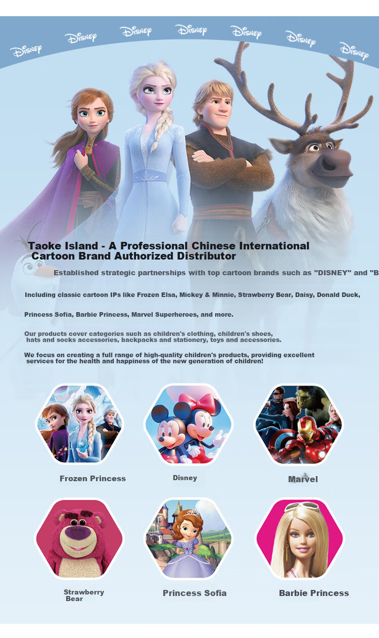 Disney Kids Autumn Winter Jacket Fashion Stand Collar Fleece Top Stylish Baby Clothes TD3DS009 Navy Blue 120 12