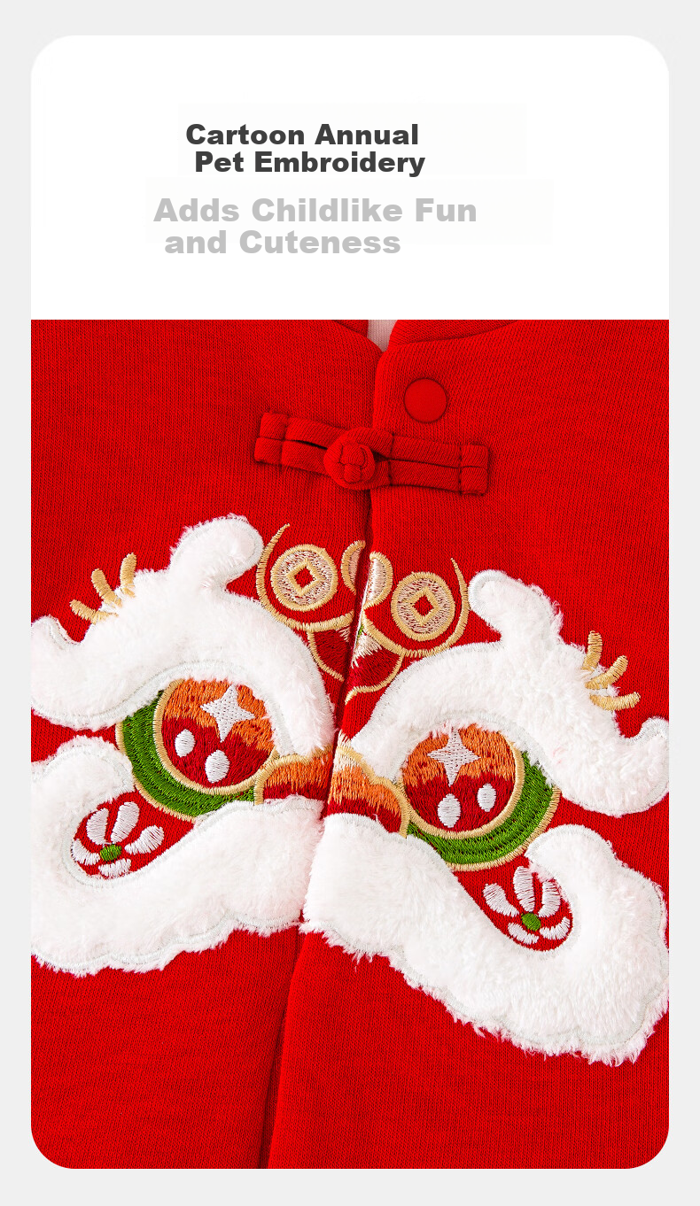 Ingebaby Kids Vest Cotton Sleeveless Jacket Baby New Year Outfit Autumn Winter Tang Suit Red Hanfu 9