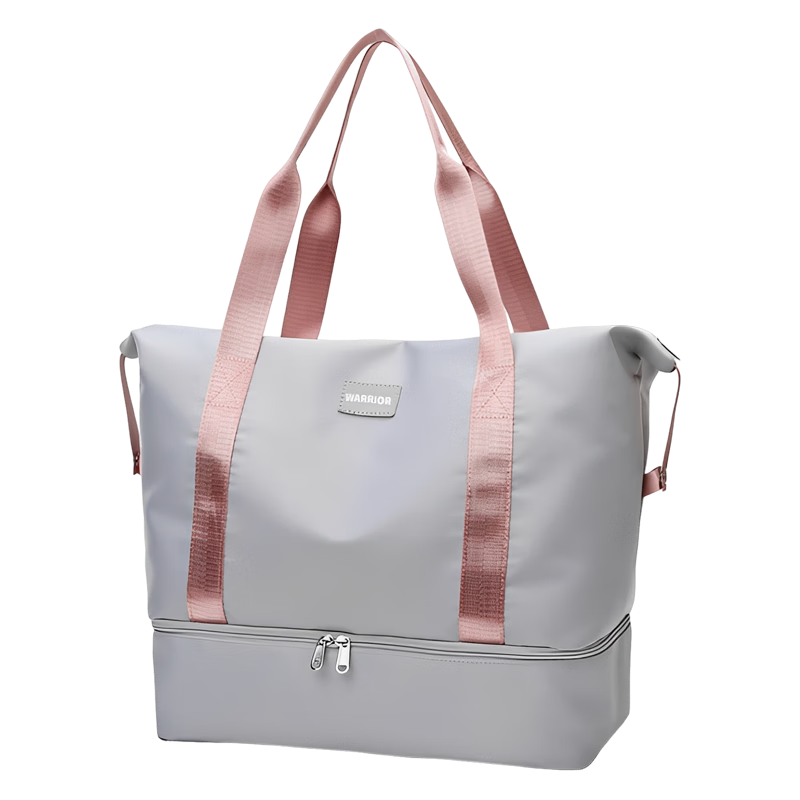 Warrior Women's Large Capacity Handbag Travel Bag Expandable Luggage Bag for Short Trips Business Travel Storage Bag
