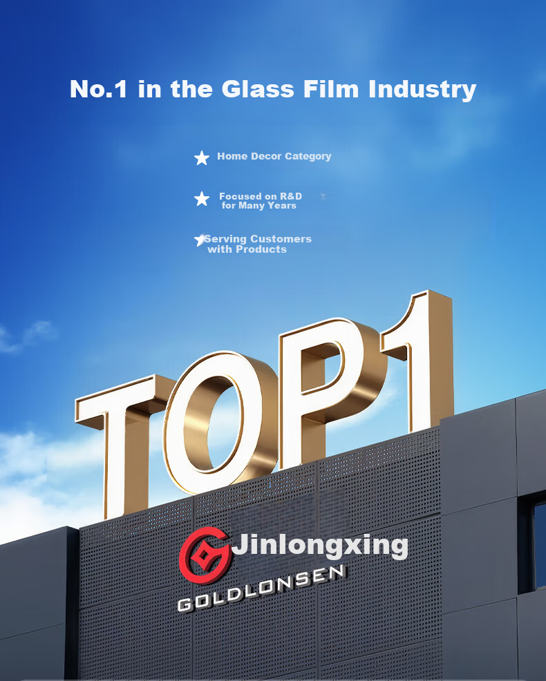Jinlongxing Frosted Privacy Glass Film Anti-Peeping Light-Transmitting 0.9*3m for Bathroom Toilet 1