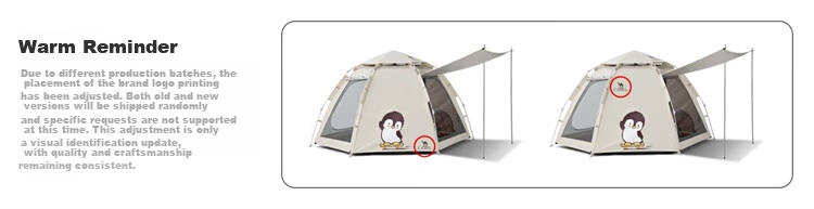 CAMEL Penguin Cute Portable Folding Automatic Tent Outdoor Camping Tent Gear Set Large Matcha Green 1