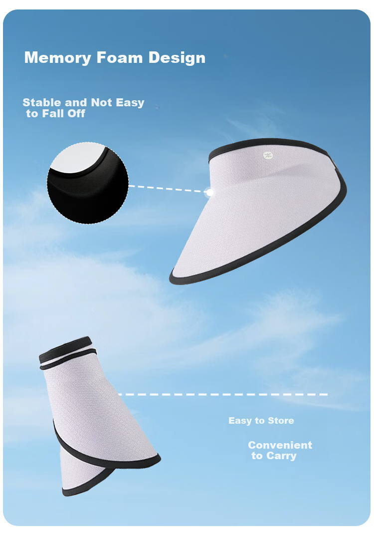 Zhenxiang Women's Spring Summer Colorblock Breathable Sunshade Open-Top Hat UV Protection Sports Cap Gift K805 5