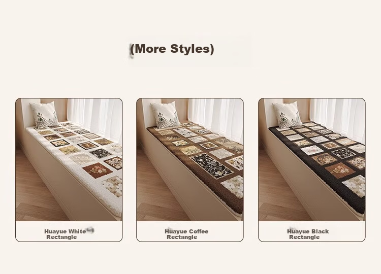 Manshuo Window Seat Cushion, All-Season Non-Slip Pad, Bedroom Balcony Mat, Cartoon Design Available, Customizable, 60*120cm 5
