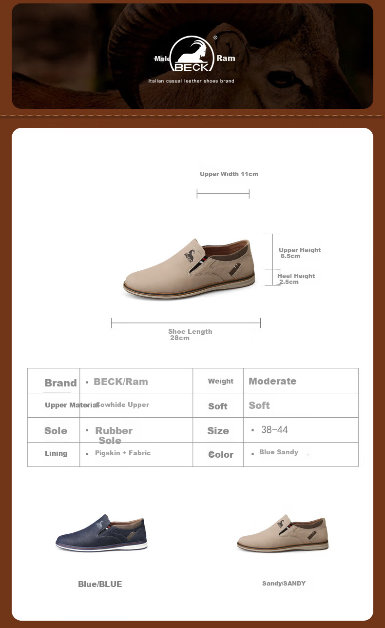 Men's New Genuine Sheepskin Leather Breathable Casual Business Formal Slip-On Driving Loafers 2