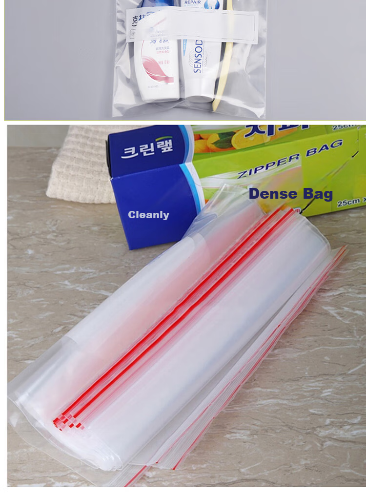 Klinly Thick Sealed Food Storage Bags Moisture-Proof Label Design Kindergarten Storage Bags 25x30cm 20pcs 5