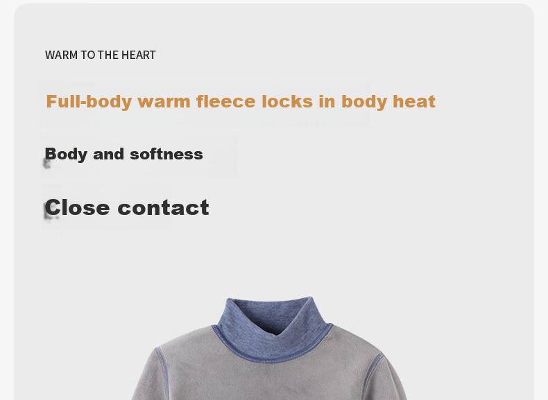 NUBIWU Kids Thermal Underwear Girls Thickened Autumn Winter Top Boys Fleece Lined Base Layer Autumn Shirt Large Kids Clothing 3