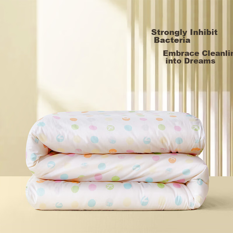 Fuanna Kids Pure Cotton Antibacterial 30% Soybean Fiber Quilt Spring and Autumn Quilt 5.2 lbs 230*229cm
