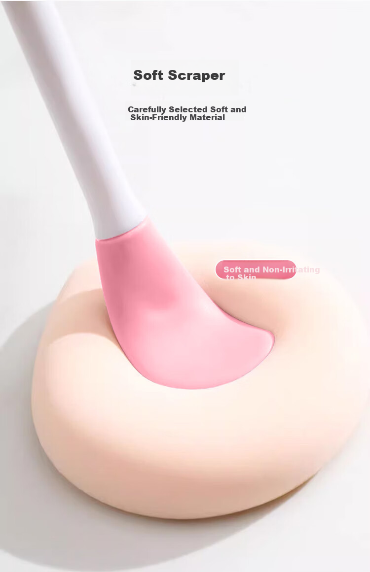UPLUS Dual-Head Mask Bowl and Brush Set Mud Mask Soft Mask Tools Mask Spoon and Spatula 6