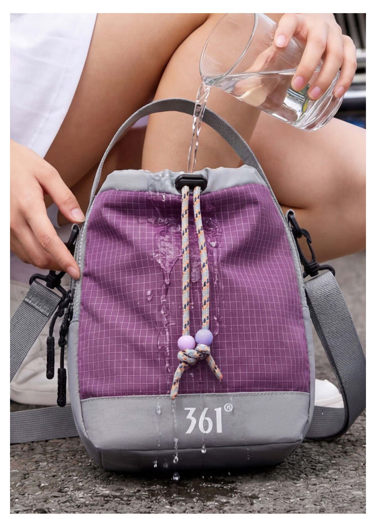 361° Women's Lightweight Outdoor Multifunctional Crossbody Shoulder Bag Phone Bag Portable Lightweight Water Bottle Holder Bag 17