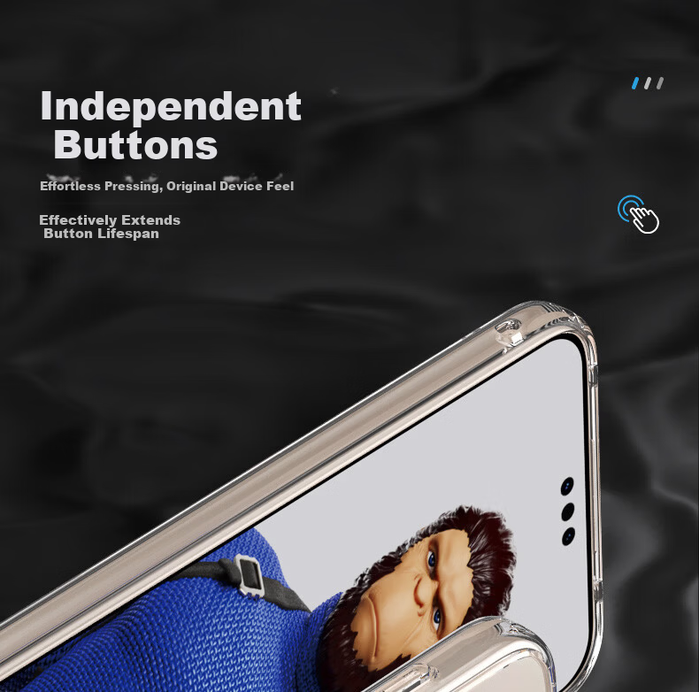 Mr. Blue Gorilla Huawei Mate80/Mate80 Pro Case Ultra-Thin Transparent Shockproof Wear-Resistant Phone Cover 10