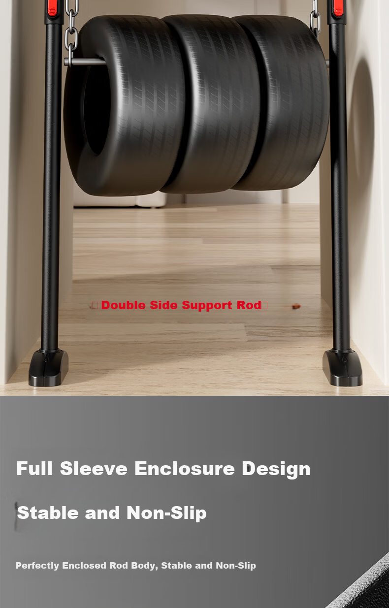 Peak Home Pull-Up Bar Indoor Doorway Chin-Up Bar Enhanced No-Drill Fitness Equipment for Children and Adults Long Version 5
