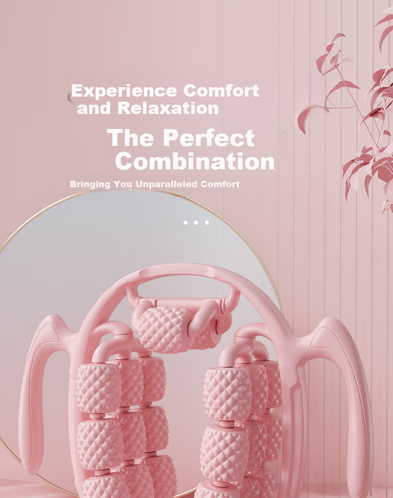 361° Circular Massager Leg Muscle Relaxation Multifunctional Roller Massager Thigh and Calf Training Tool 1