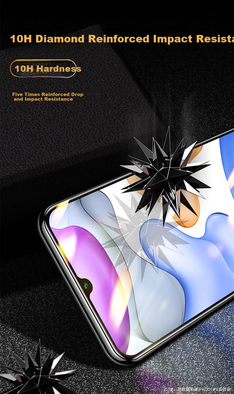 KOOLIFE [Upgraded Anti-Shatter Edge] Tempered Glass Screen Protector for Vivo S15, Full Coverage Ultra-Thin HD Film, Shatterproof Anti-Fingerprint Protective Film for Vivo S15 Smartphone 2
