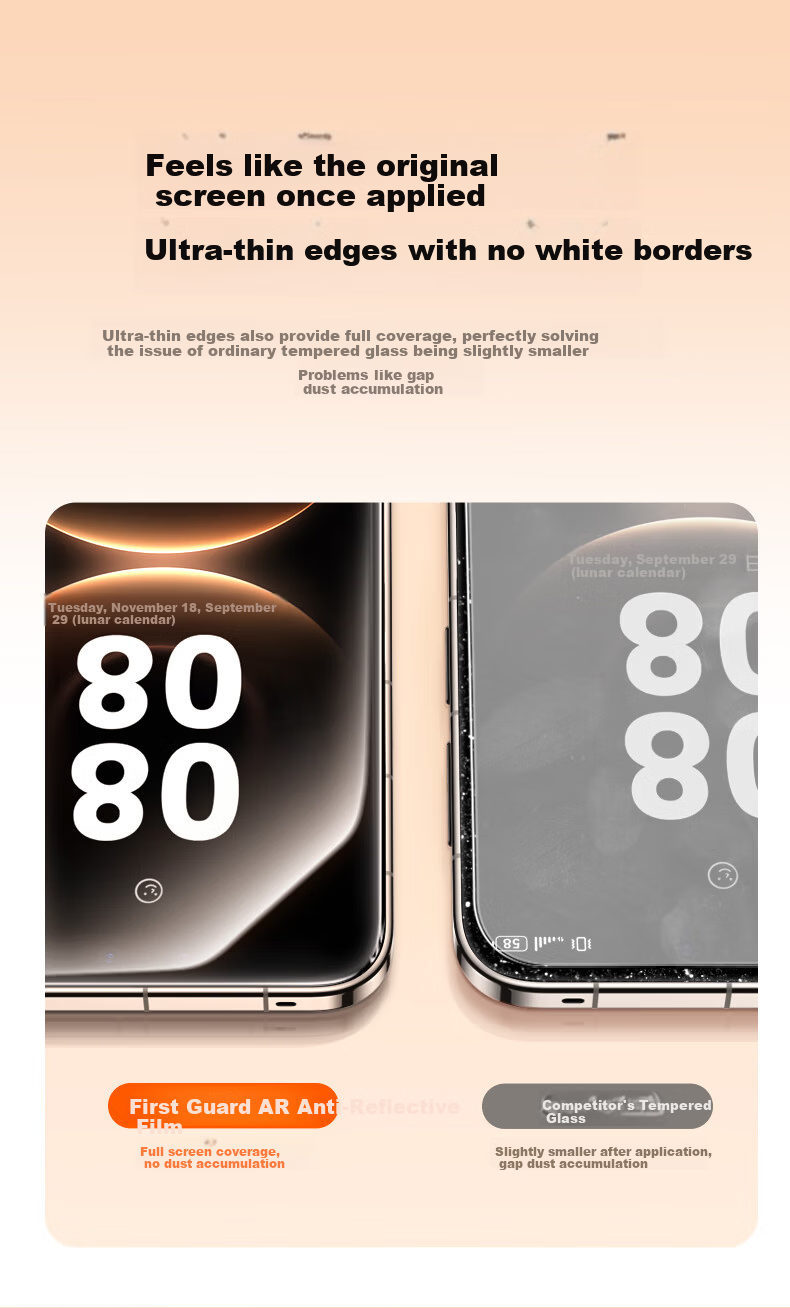 DIVI AR Ultra-Clear Tempered Glass Screen Protector for Huawei Mate80/Mate80 Pro, Full Coverage, Anti-Fingerprint, Anti-Drop, Explosion-Proof Film 8