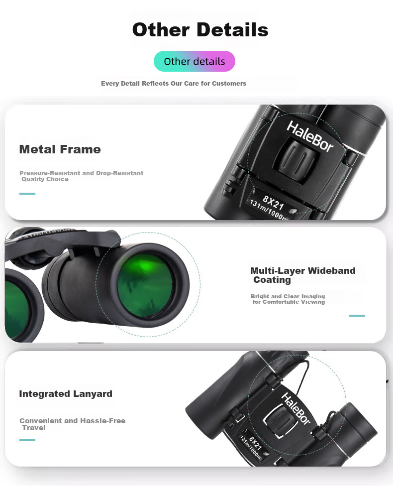 Hailunboer Fanpaul 10X22 High-Definition High-Power Concert Binoculars 10