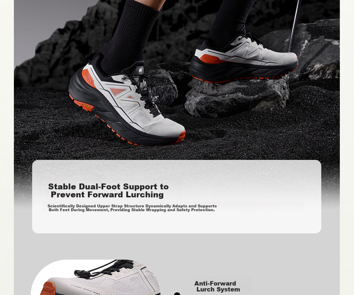 CAMEL [Zhangjiajie Qixing Mountain Outdoor Challenge] [He Dong Edition] Mountain Shadow Wilderness Trail Running Shoes for Men 1