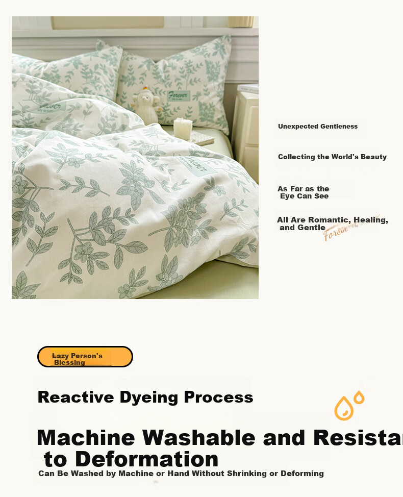 MUJI 100% Cotton A-Class Duvet Cover Single Piece Xinjiang Cotton Single Duvet Cover 180*220cm 8