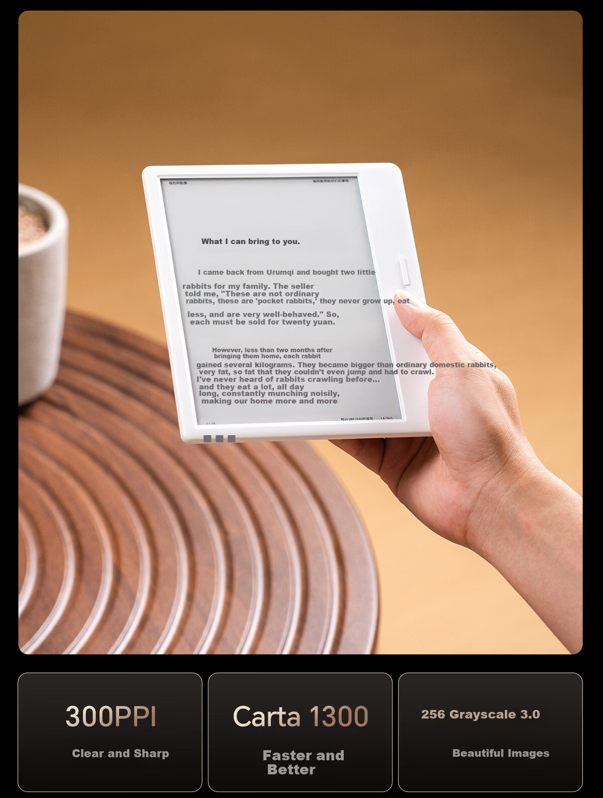 IReader Ocean5 Pro 7-inch Smart E-Reader E-Ink Tablet AI Learning Portable Space Black 8