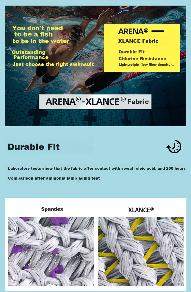 Arena 2026 New PURE FLEX High Elasticity Chlorine-Resistant Professional Training One-Piece Triangle Swimsuit 3