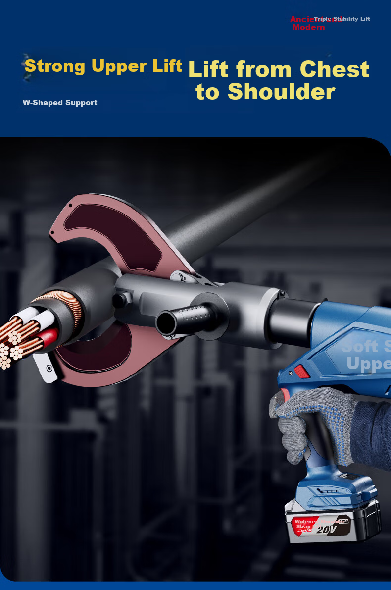 Dongcheng 20V Electric Hydraulic Cutter DCYJ120E Cordless Hydraulic Cable Cutter Multifunctional Wire Cutter Pliers 1