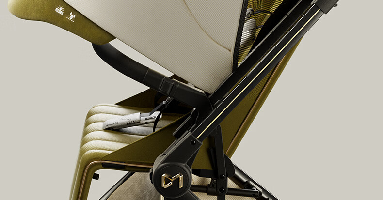 DearMom Baby Stroller Roman Holiday Reversible Foldable Lightweight High Landscape Shock Absorption Pushchair 73