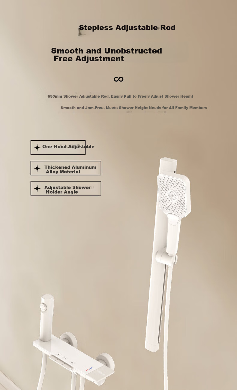 Micoe Four Seasons Shower Set A118 Three-Function High-Pressure Shower Head Bathroom Shower Kit 7