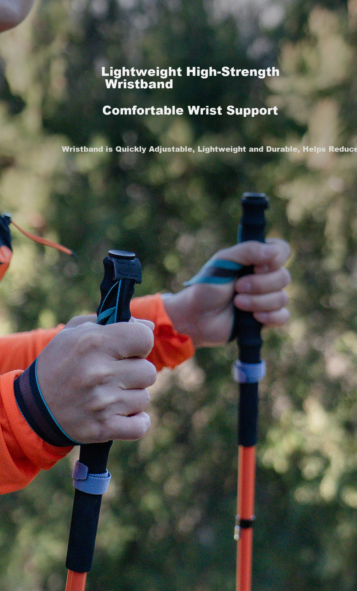 SCALER 【Hiking LOCK】 Lightweight Carbon Fiber Outdoor Trekking Pole Professional Trail Running Hiking Folding Walking Stick Cane 7