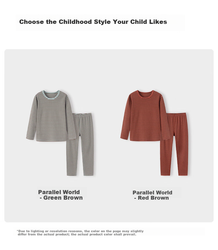 Junejunior [babylove Sub-brand] Children's Homewear Set Spring and Autumn Boys Girls Modal Autumn Clothes Air Conditioning Suit 5