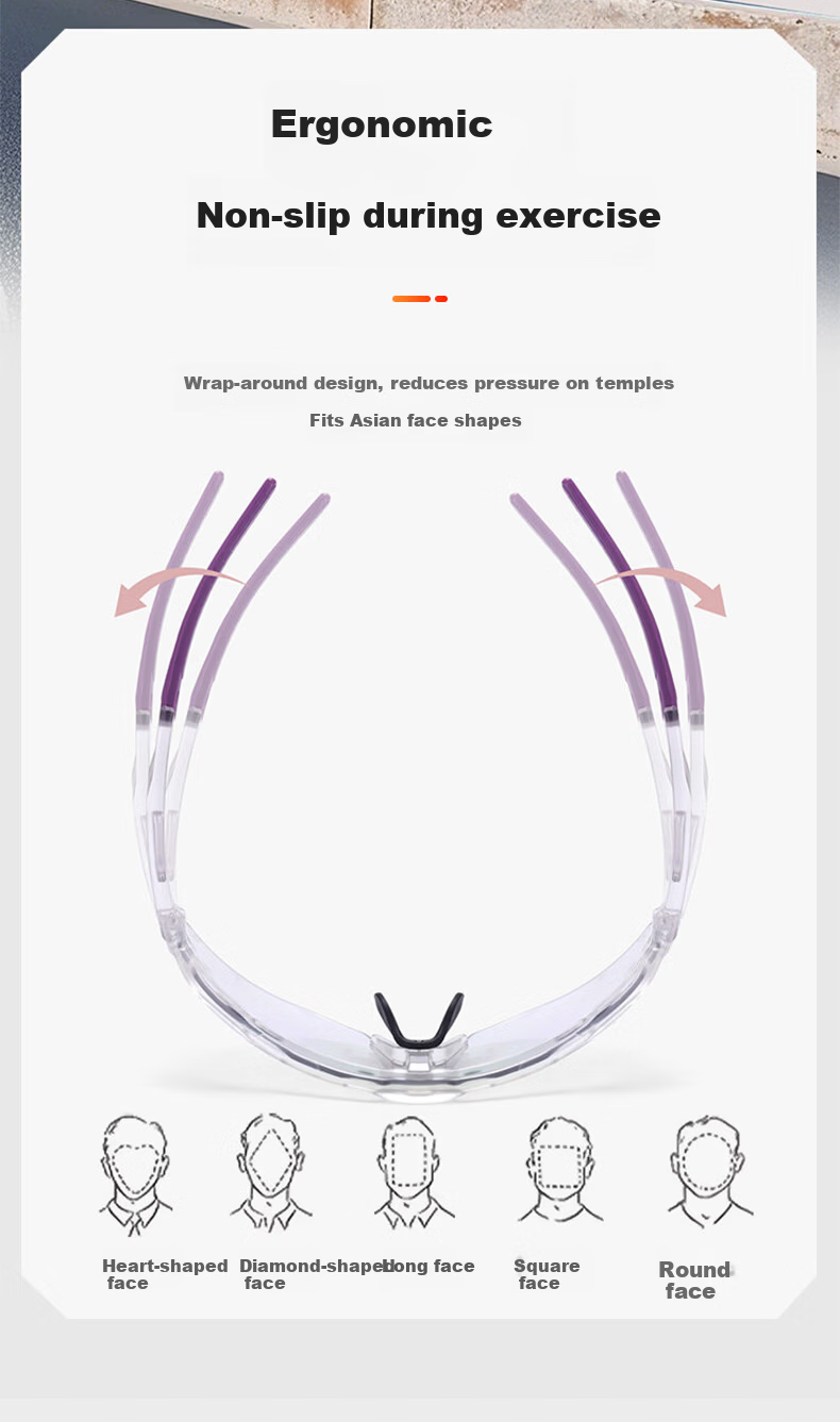40,000km Cycling Glasses Windproof Photochromic Day and Night Use Road Bike Goggles Black Frame White to Gray 9
