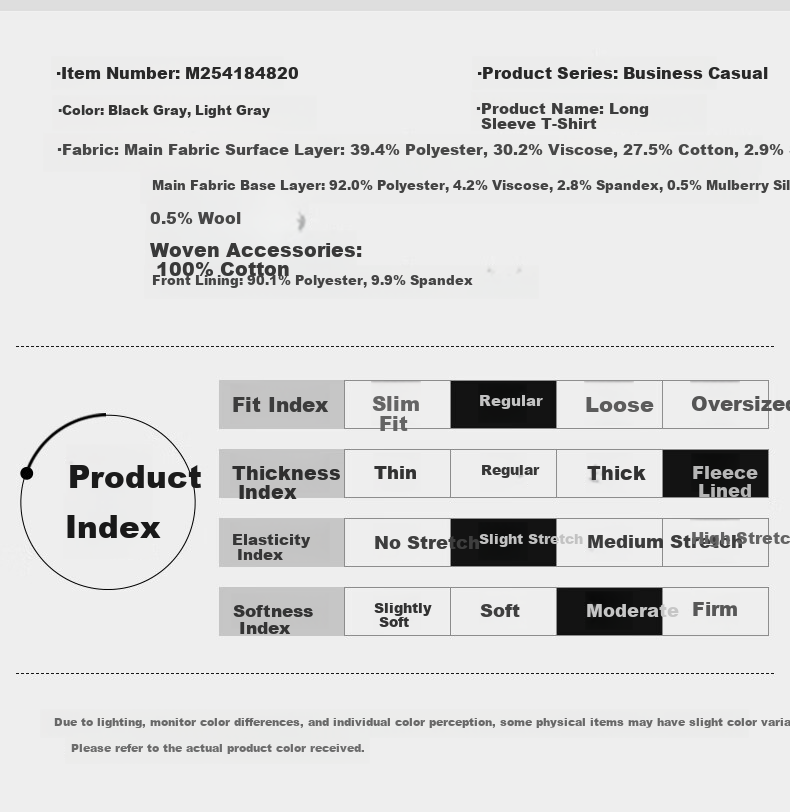Hengyuanxiang Men's Autumn New Fake Two-Piece Knit Sweater, Business Casual Fleece-Lined Pullover for Young and Middle-Aged Men 8