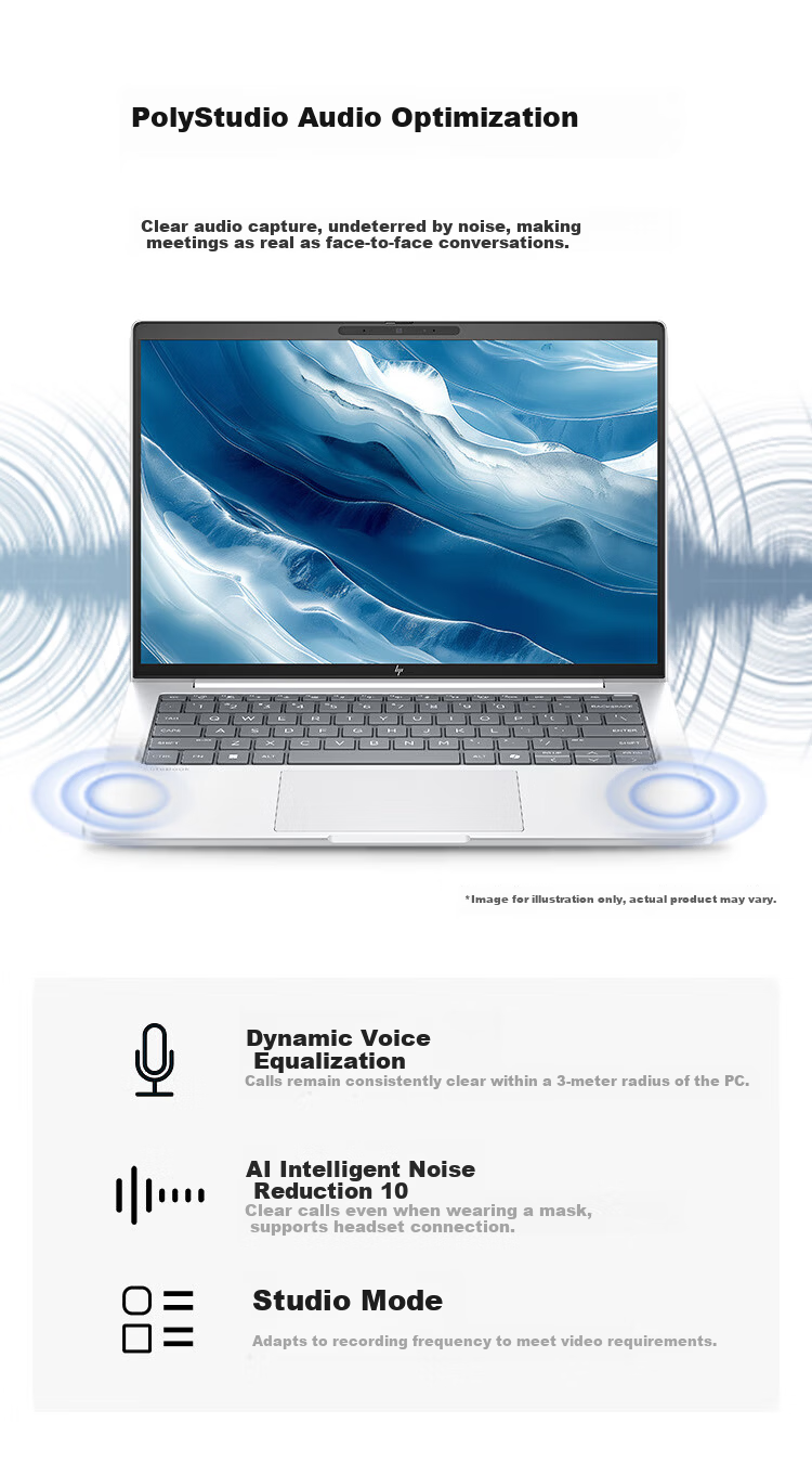 HP Zhan X 14-inch Lightweight Office Laptop Intel Core Ultra7 258V 32GB 1TB 2.5K Display AI Combat Military Standard Certified 8