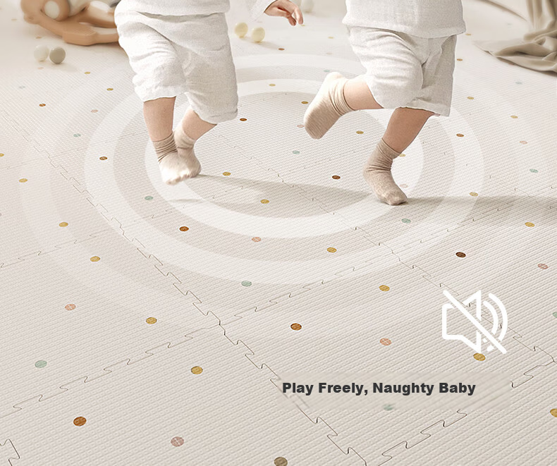 LUNASTORY Moon Story Baby Crawling Mat IXPE Home Use 2cm 9-Piece Interlocking Floor Mat 5