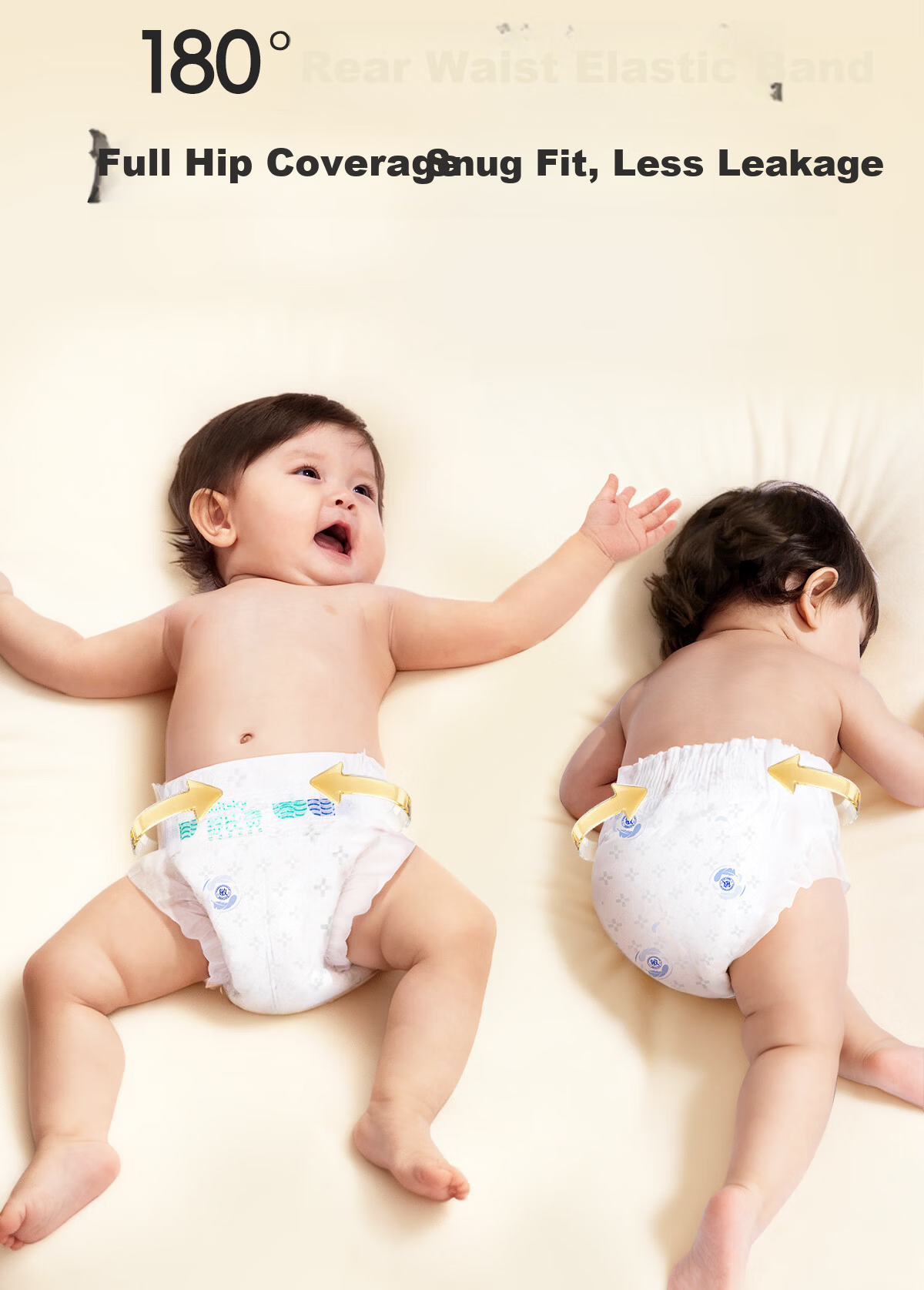 Suitsky [Ideal for Sensitive Skin], Vitamin E Pro Sensitive Skin Diapers, Size S, 48 Pieces, Baby Diapers, Ultra-Thin for Summer 14