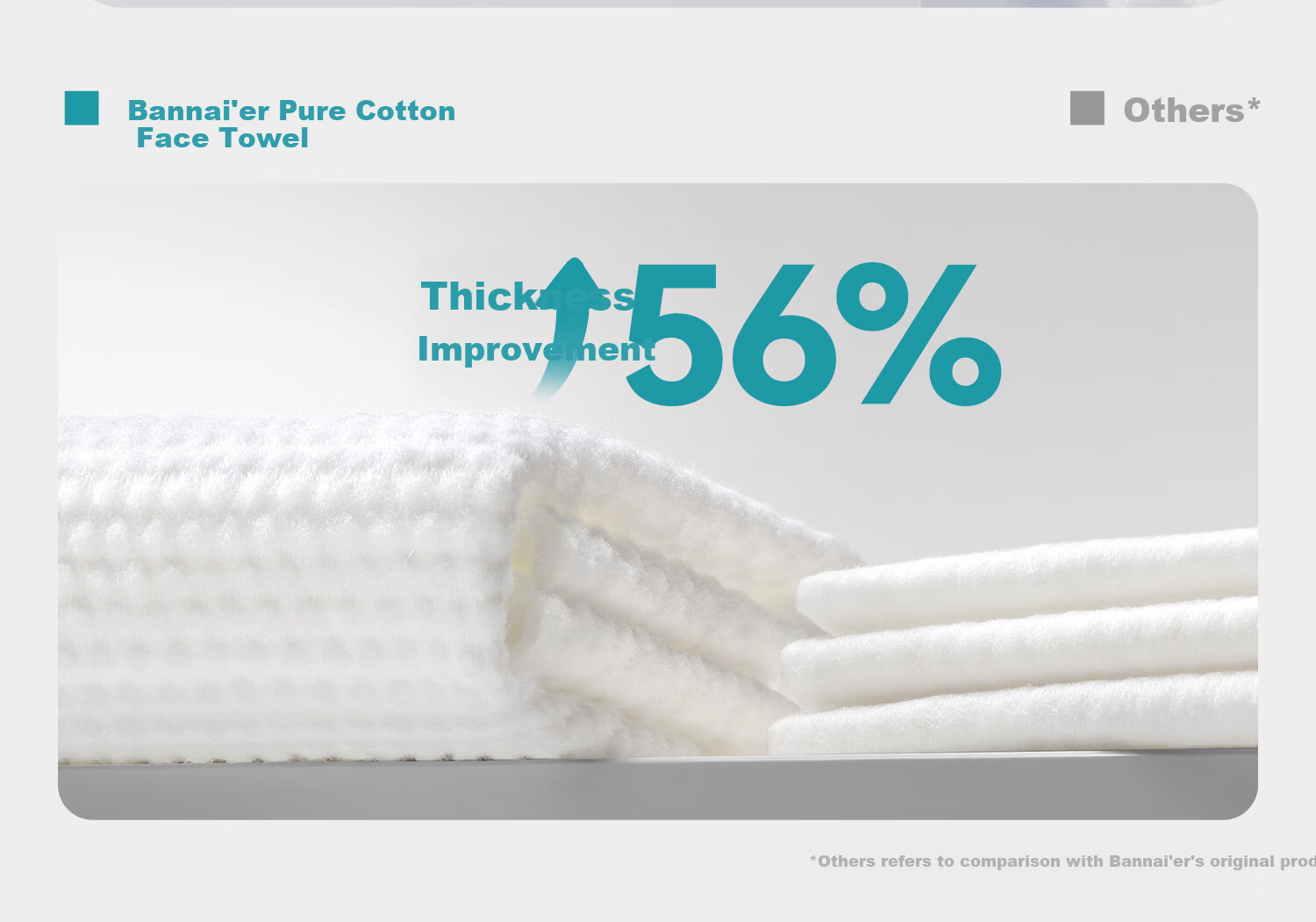 Minai'er Disposable Facial Towels Pure Cotton Cleansing Towels Dual-use Dry and Wet Soft Cotton Towels 180 Sheets 1 Pack 6