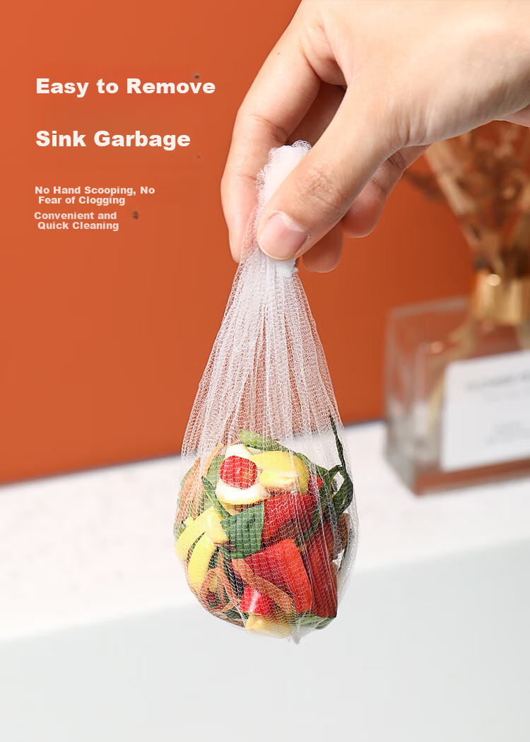 Jiekaino Disposable Sink Strainer Kitchen Cleaning Tool Vegetable Basin Filter Net 300pcs 1