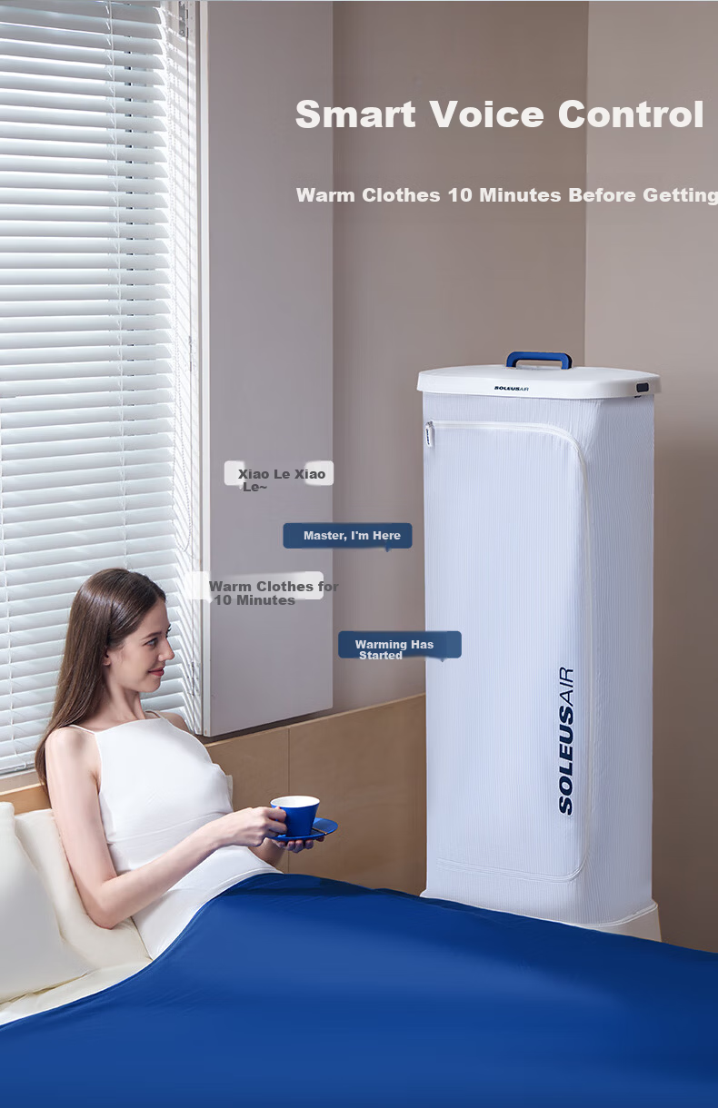 SOLEUSAIR Portable Mini Foldable Travel Dryer Dandling Box Baby Clothes Underwear Dehydration Sterilizer Garment Care Machine 4