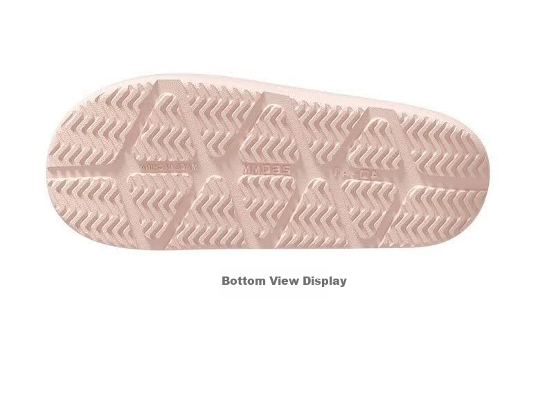 ABFE Men's Soft Sole Shower Slippers Home Non-Slip Indoor Bathroom Couple Slippers Women's Pink Size 36-37 16