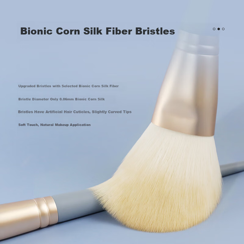 Huayang Lanqiao 10-Piece Makeup Brush Set (Animal Hair Version) Beginner Makeup Tools Cangzhou Makeup Brushes May Day Travel