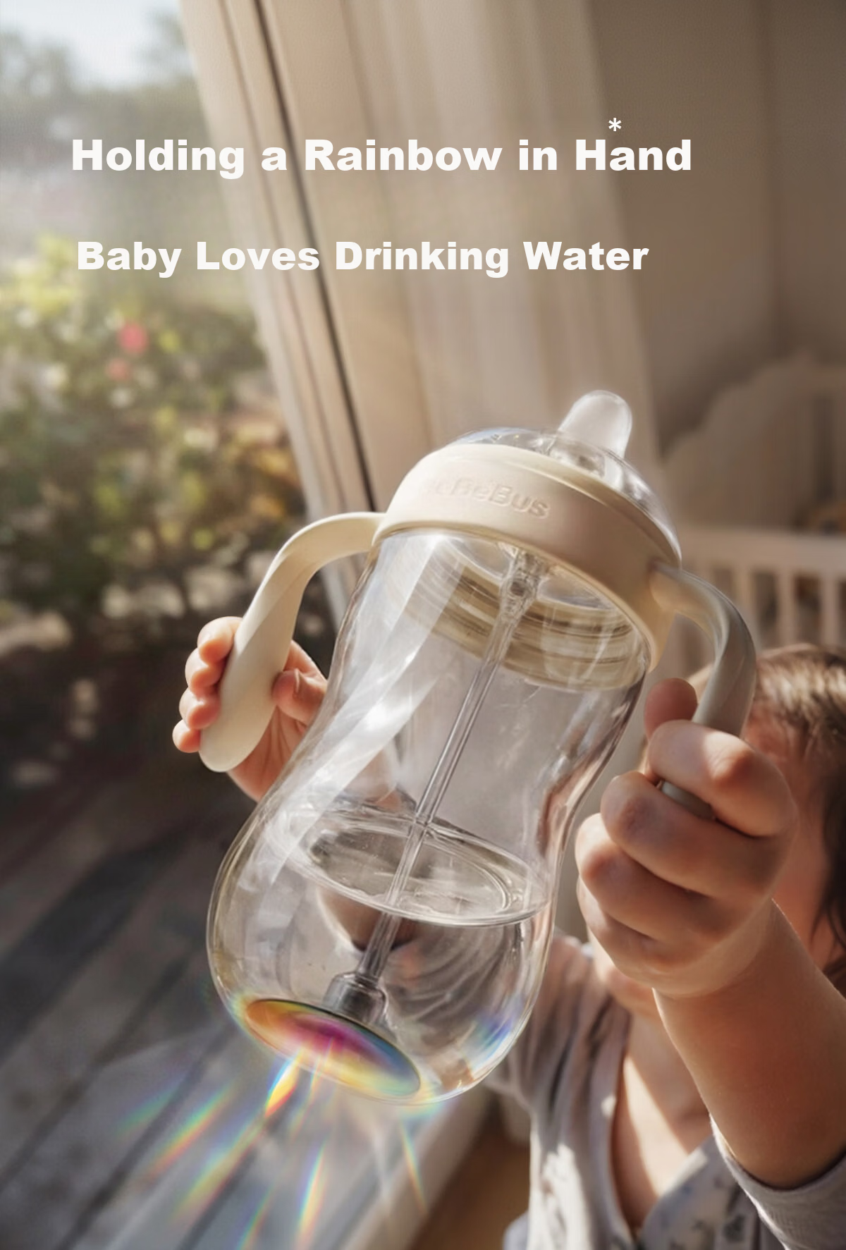 Bebebus Diamond Baby Duckbill Cup 6+ Months Training Drinking Cup Anti-Choke Gravity Ball Straw Water Bottle 280ml 19