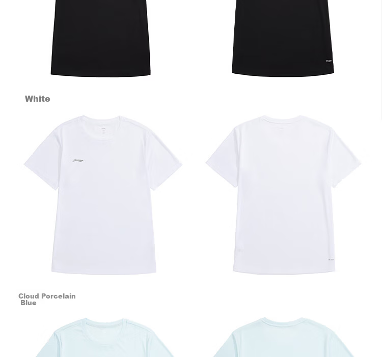 LI-NING Men's Lightweight Quick-Dry Breathable Short Sleeve T-Shirt Summer Fashion Versatile Sportswear Comfortable Casual Sports Top 14