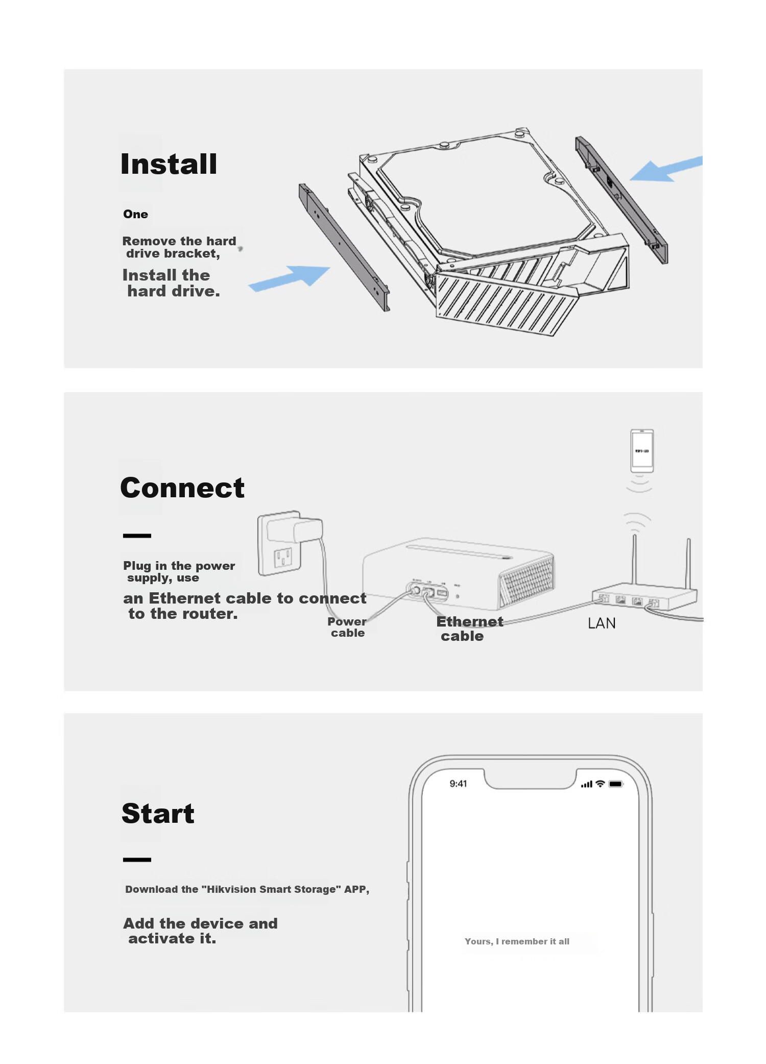 HIKSEMI Hikvision Private Cloud S1 Single-Bay NAS Network Storage Personal Home NAS Network Drive Photo Backup File Sharing Mobile Expansion Surveillance Recording Remote Access 18