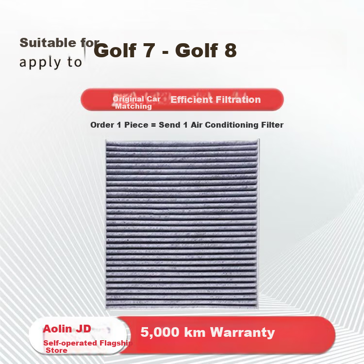 Aolin Activated Carbon Air Conditioning Filter for Golf 7/8 (2014-2025) 1.2T/1.4T/1.5T/1.6L 2