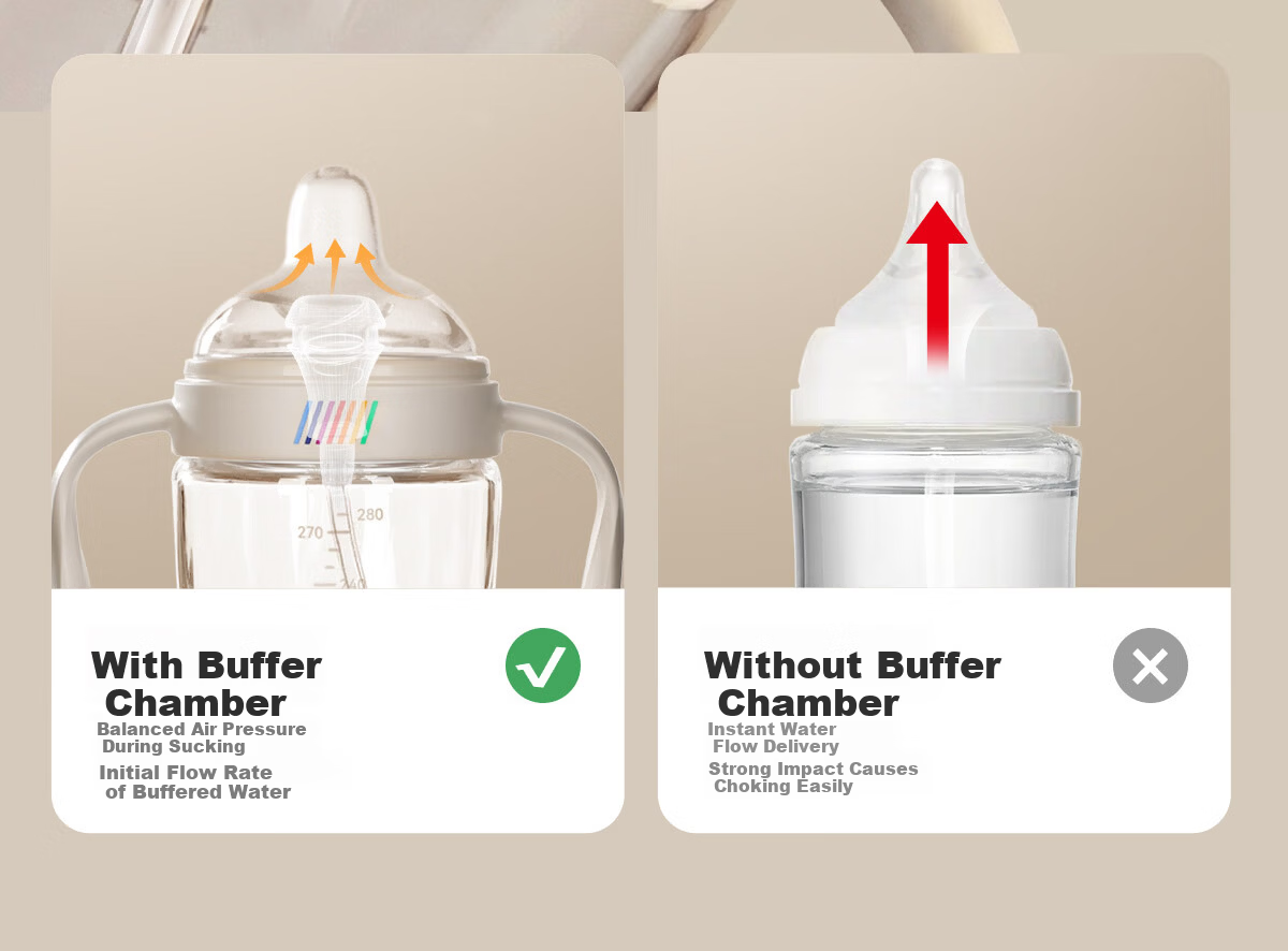 Bebebus Diamond Baby Duckbill Cup 6+ Months Training Drinking Cup Anti-Choke Gravity Ball Straw Water Bottle 280ml 16