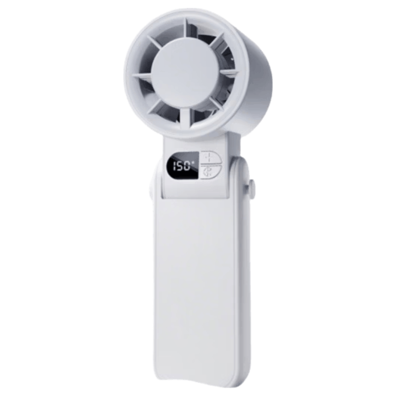 BELCAT 2026 New Handheld Mini Fan Silent Turbo Cooling Small USB Rechargeable Desktop Fan Portable Neck Hanging Fan for Students Summer Outdoor