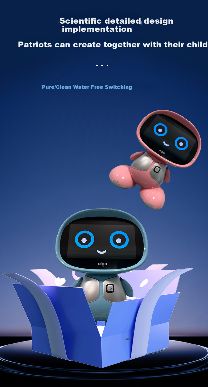 Patriot AI Early Education Robot Early Learning Machine Storytelling Machine Children's Smart Interactive Learning Device Toy for Boys and Girls Birthday Gift 12