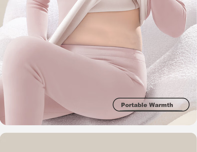 Urban Beauty Class A Middle-aged and Elderly Women's Thermal Underwear Set with Extra Thick Fleece Lamb Wool, Autumn Top and Bottom, 2XL 4