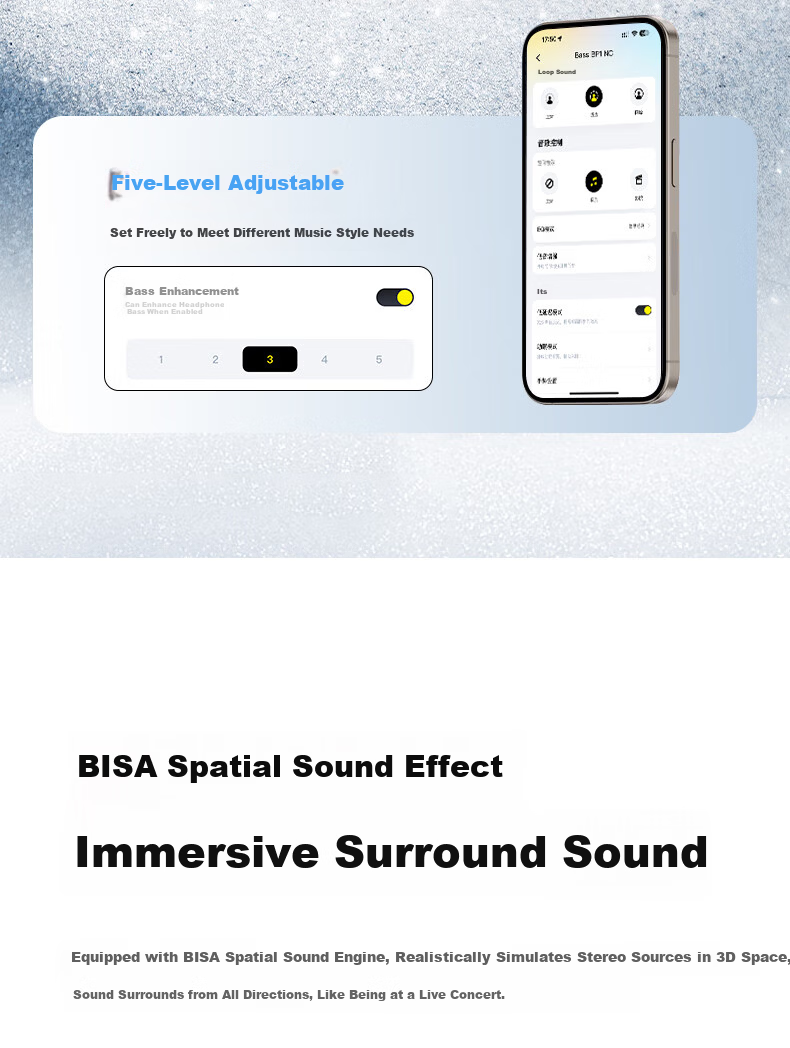 BASEUS BP1 NC In-Ear True Wireless Bluetooth Earphones Deep Noise Cancellation Long Battery Life Custom Touch Control Compatible with Apple iPhone 17 Huawei Vivo Phones Gift 11