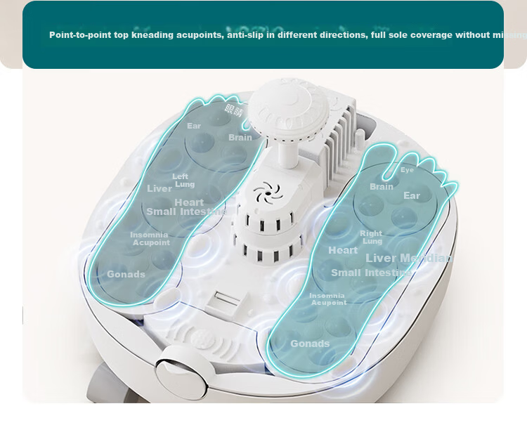 PHILIPS Foot Bath Bucket Automatic Massage Heating Intelligent Sterilization Knee Protection Steaming [Mid-Autumn Festival Gift] Birthday Present for Parents And Elders 3215F 13