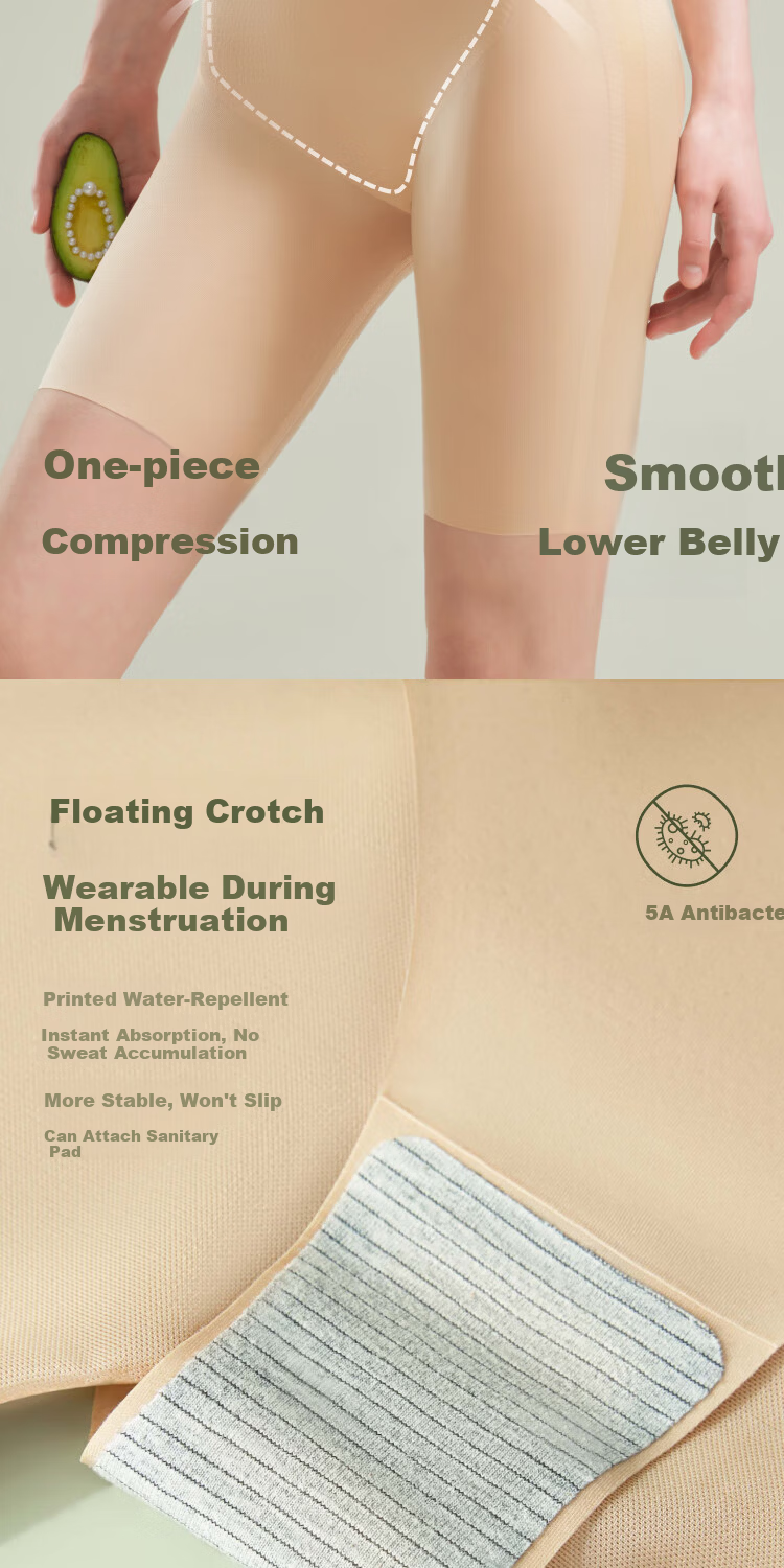 Suki Ryohin Mermaid Hip Enhancing Mid-Waist Butt Lifting Seamless Breathable Tummy Control Hip Shaping Pants Fake Hip Widening Shapewear No-Panty Needed 47