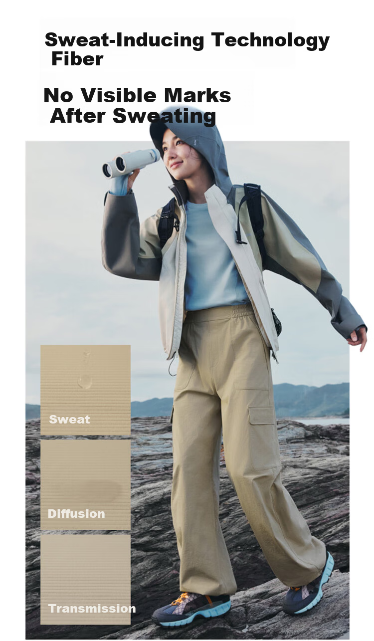 Beneunder Workwear Paratrooper Pants Winter Thickened Women's Insulated Loose Casual Fleece-Lined Paratrooper Pants ST107 6